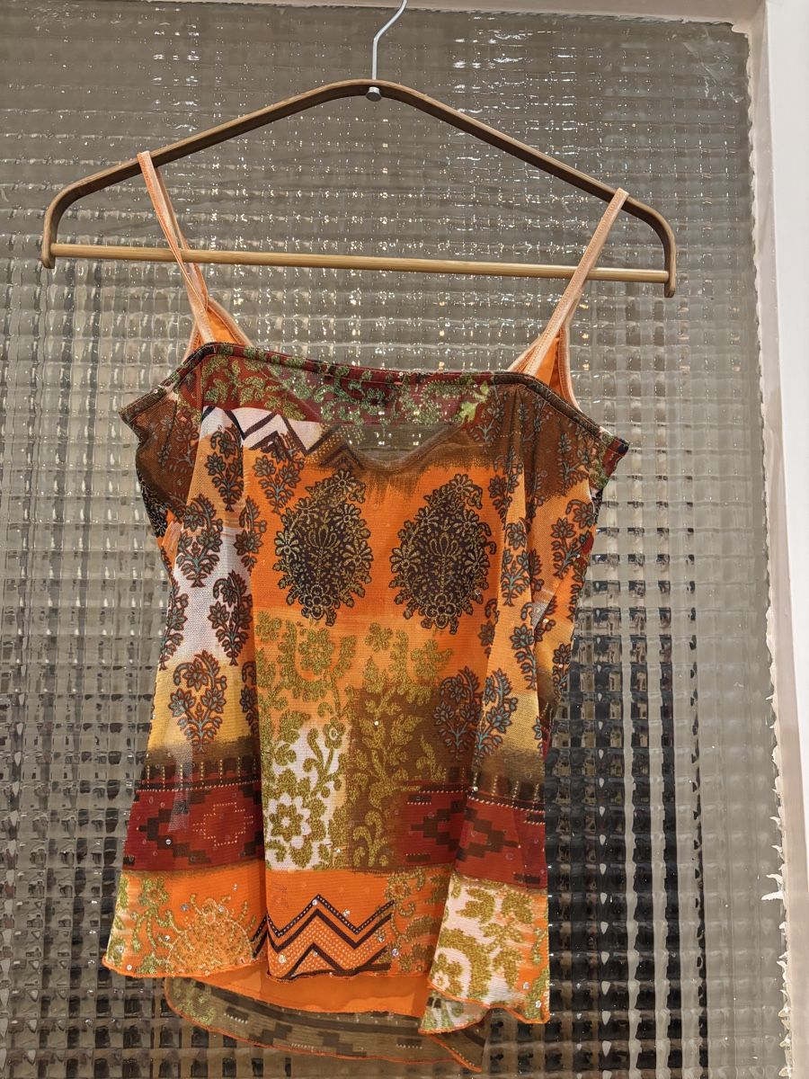 Top: Xanaka Trägertop mit Strass Steinchen  – Usato da Widnau venduto da lia_x9rw 1