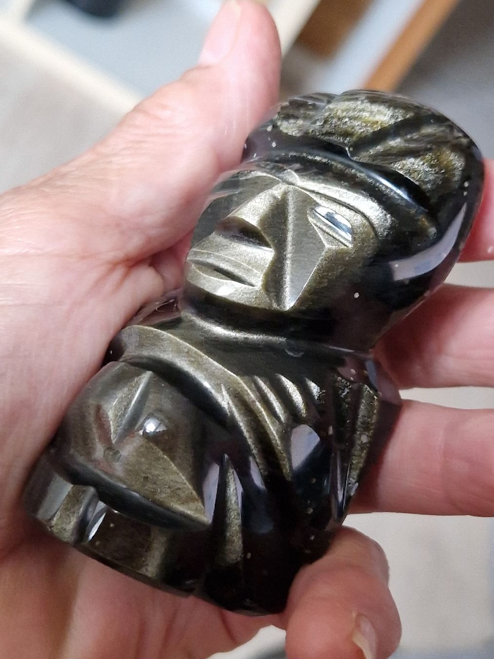 Minéraux & Lithothérapie: OBSIDIENNE DORÉE – Neuf (Voir description) à SAXON par Mariposita1428 1