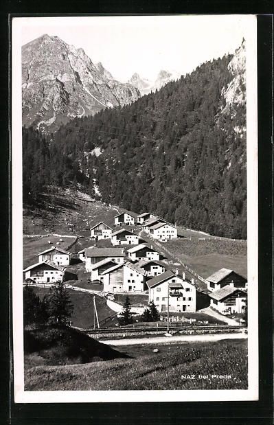 Cartoline postali: AK Naz bei Preda, Blick auf das Dorf – Usato da Berlin venduto da bartko-reher