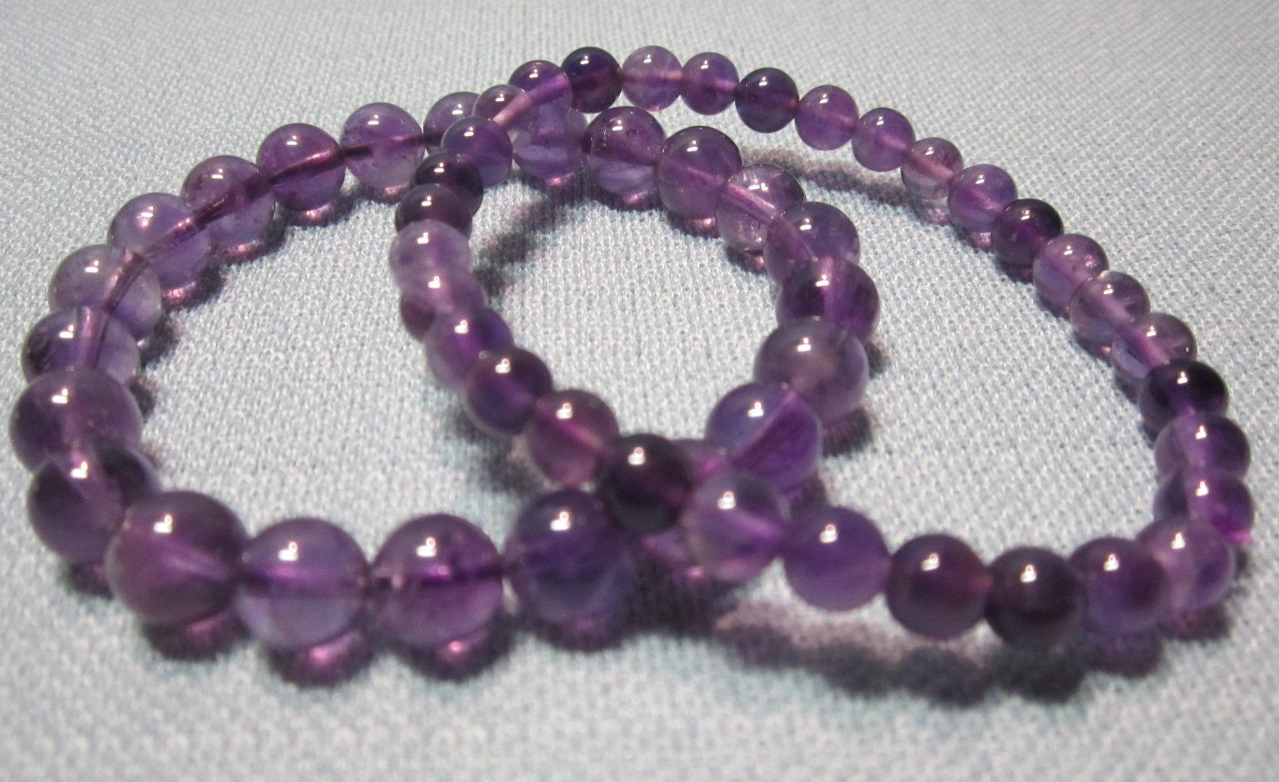 Bracciali & Braccialetti: Edelstein Armbänder: natürlicher Amethyst – Nuovo e nell'imballaggio originale da Laax GR venduto da krippenfiguren-laax
