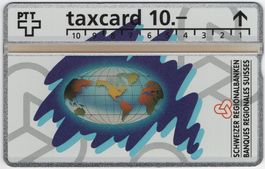 10 CHF Schweizer Regionalbanken - seltene Kunden Taxcard
