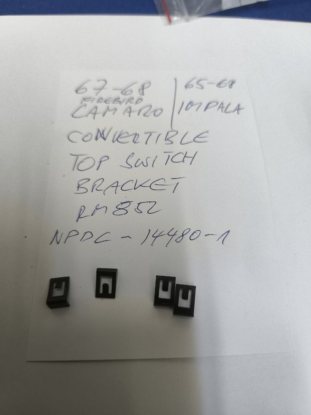 GM Alle Autoersatzteile: Convertible Top Switch Halterung 65-68 Impala,Camaro, Fireb. – Neu (gemäss Beschreibung) aus Oberwil b. Zug von Gto469 4