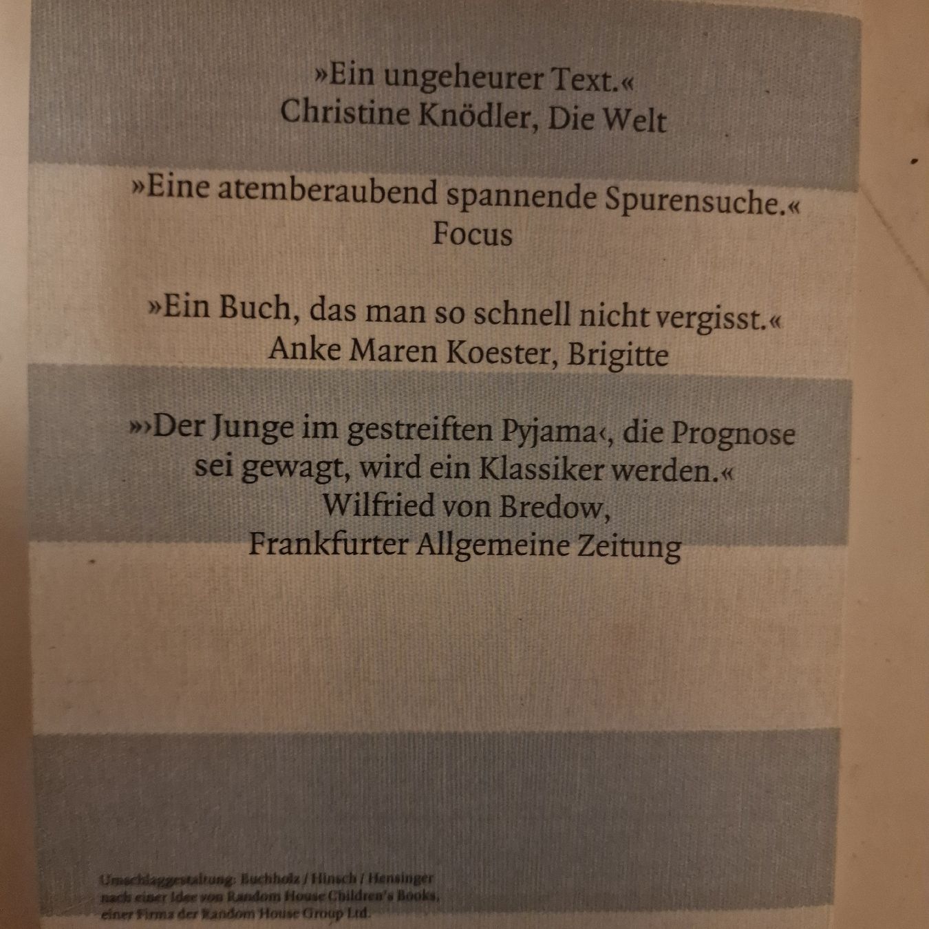 Libri: John Boyne: Der Junge im gestreiften Pyjama – Usato da Spreitenbach venduto da Laloca8 1