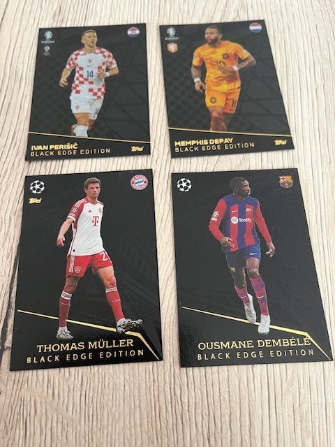 Topps Carte collezionabili: Topps Black Edge Edition: Perisic, Depay, Müller, Dembélé – Nuovo (secondo la descrizione) da Naters venduto da juveman