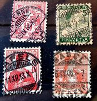 SUISSE 4 timbres anciens