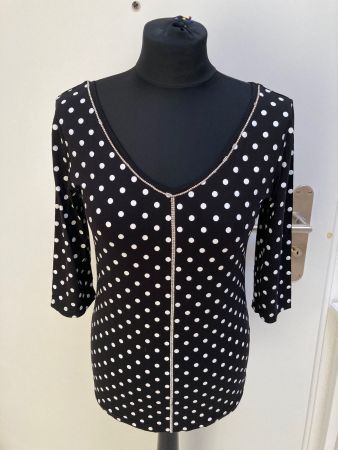 Shirt Oberteil Leibchen schwarz Gr. S