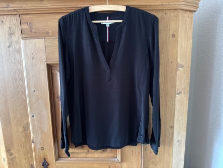Tommy Hilfiger Bluse schwarz Damen Gr. 34