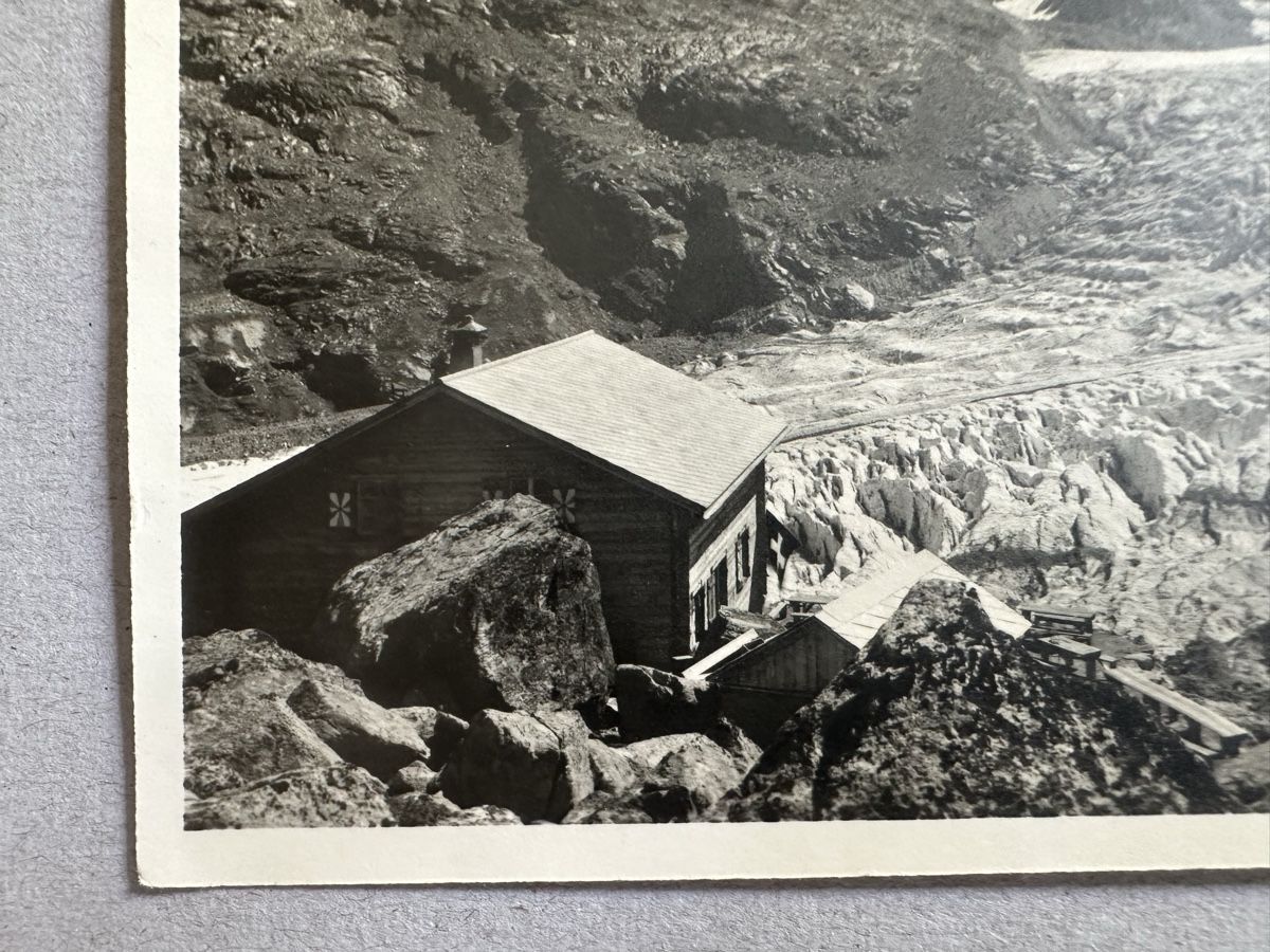 Ansichtskarten: AK 1924 Bovalhütte g. Diavolezza, Persgletscher – Gebraucht aus Frauenfeld von aluma14 4