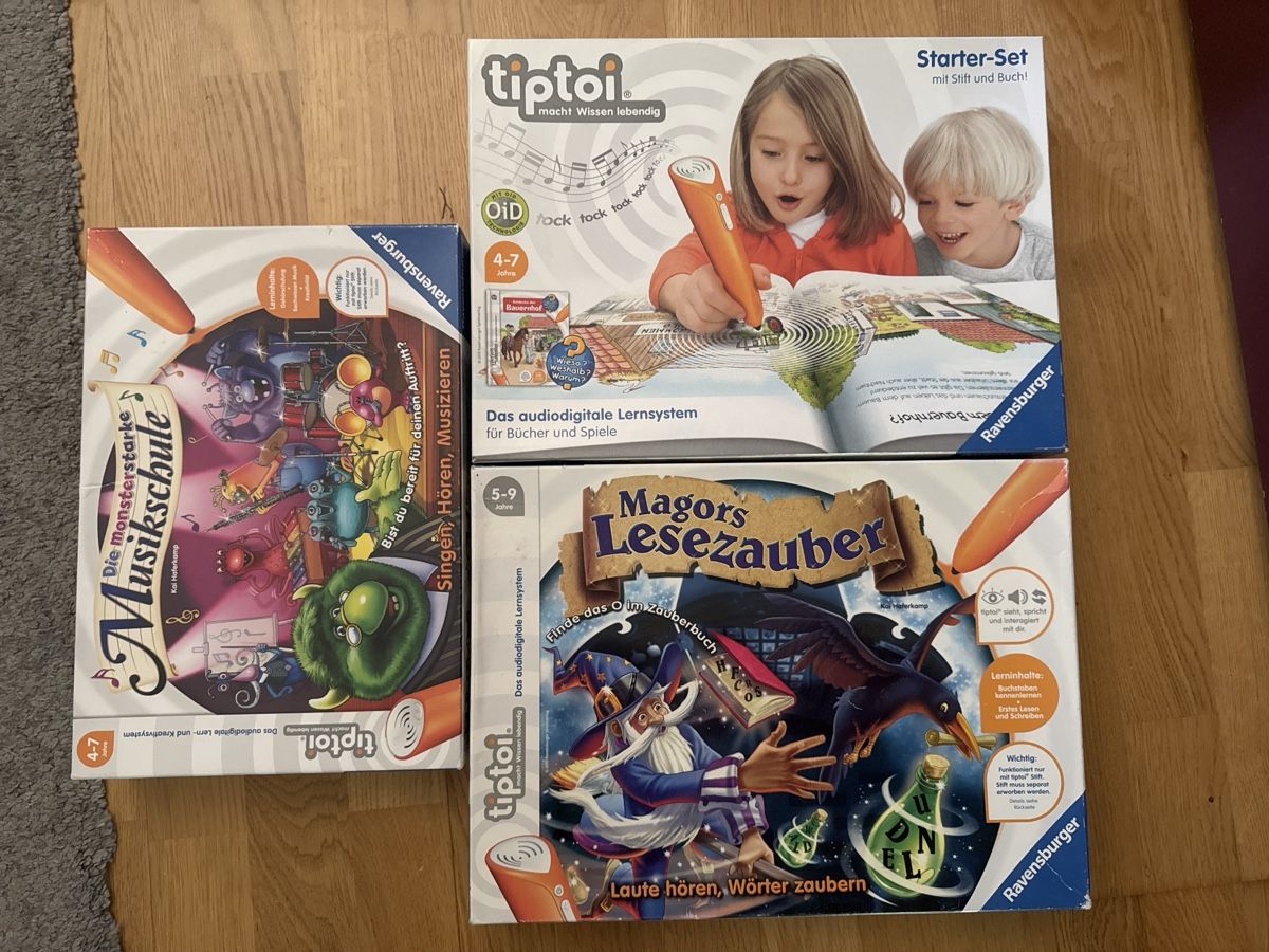 Tiptoi Spiele: Tiptoi Set: Spiele, Bücher und Stifte – Gebraucht aus Burgdorf von Lou-123 1