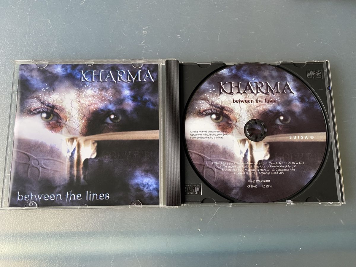 CD: Kharma - between the lines – Usato da Oberried Brienz venduto da Chyara 2