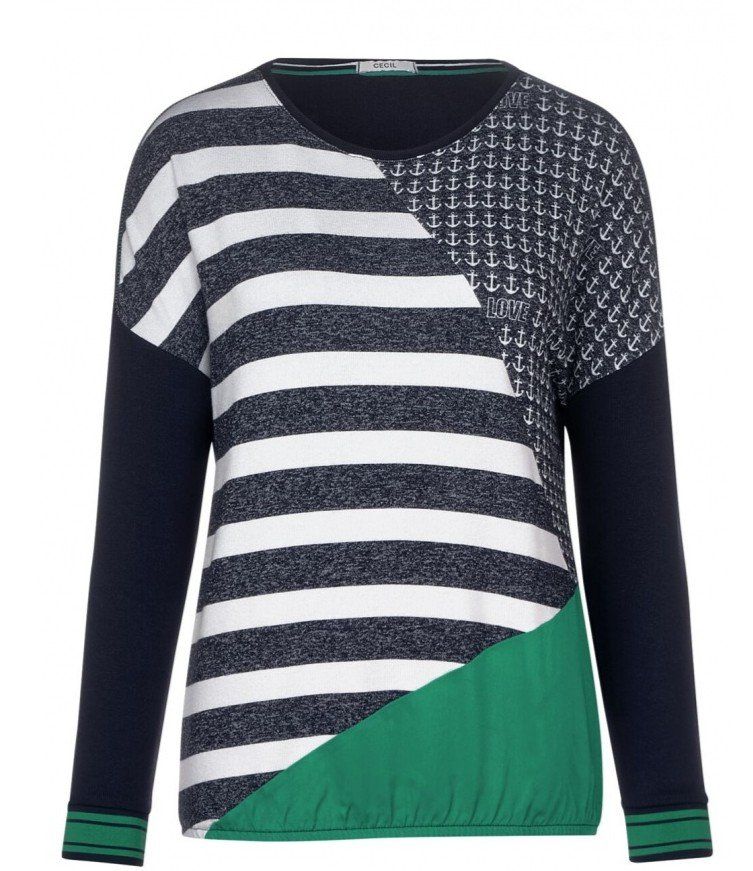 Cecil Pullover & Sweatshirts: CECIL  💚🖤 nautica  pullover Grösse   M – Gebraucht aus Niederweningen von Obson
