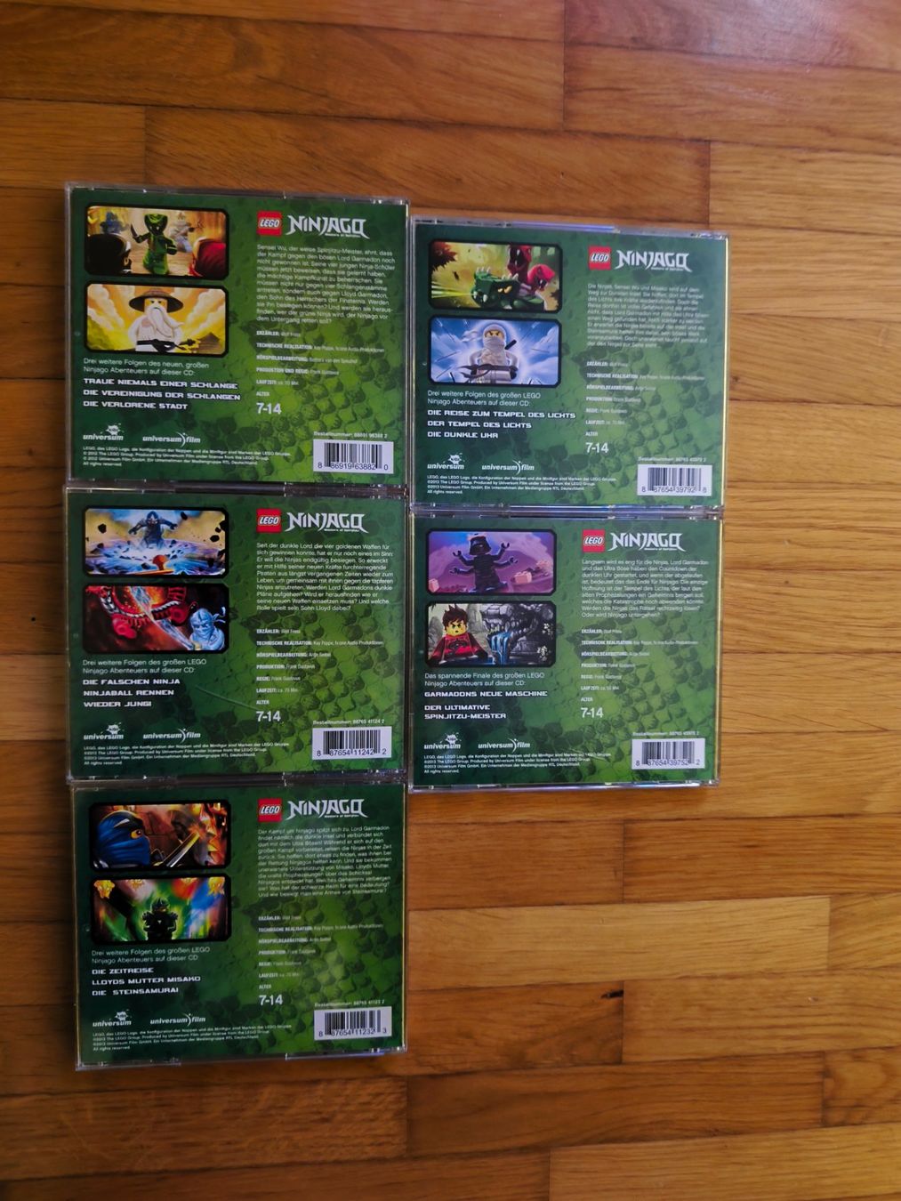 Audiolibri: Lego Ninjago Masters Cd´s einzeln kaufen oder als Set! – Usato da Uster venduto da zebralino 2