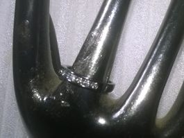 ring edelsthal,,mit echt kristall