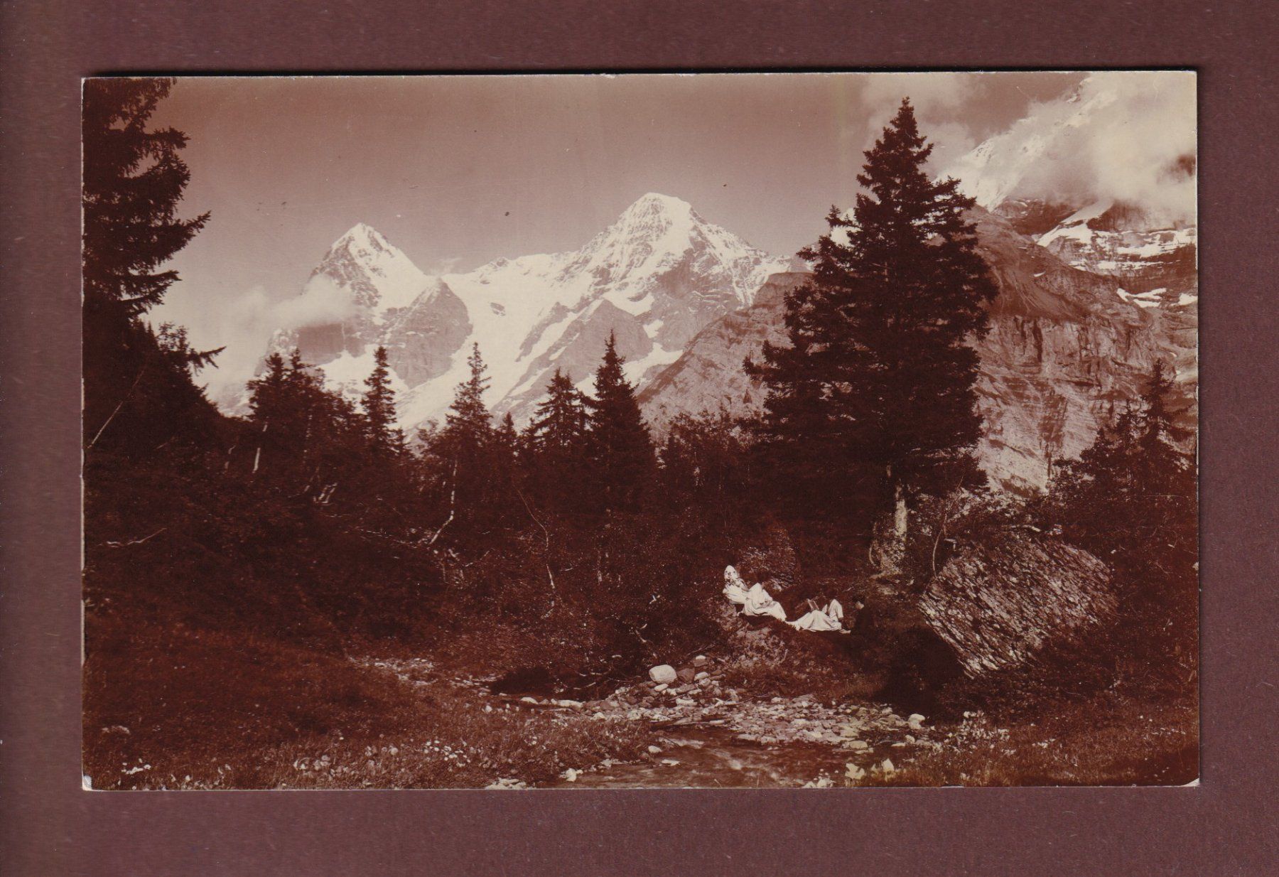 Cartes postales: Foto - Adolphe Braun ? - EIGER und MÖNCH – D'occasion à Pully par nicecards-shop