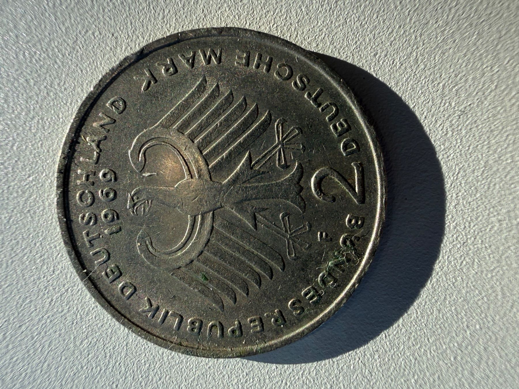 Tutti le monete: Pièce de 2 Deutsche Mark, 1969, Allemagne – Usato da Porrentruy venduto da jlo_tt9h