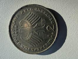 Pièce de 2 Deutsche Mark, 1969, Allemagne