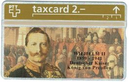 Taxcard 303L_66590 Wilhelm II. 2. Auflage ungebraucht