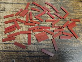 lego 2431 lot de 50 pièces Dark Red Tile 1 x 4