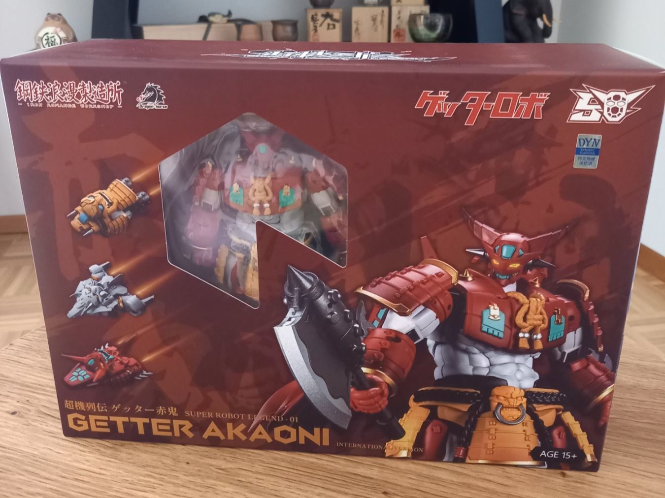 Statuette: GETTER AKAONI Robot Action Figur - Iron Romance – Nuovo (secondo la descrizione) da Caslano venduto da scent_of_japan
