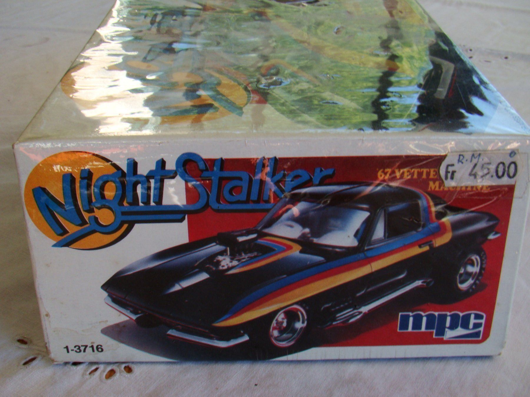 Chevrolet Modellini d'auto: MPC Night Stalker Corvette 1:25 #1-3716 – Nuovo e nell'imballaggio originale da Châtillens venduto da rei_y82w 4
