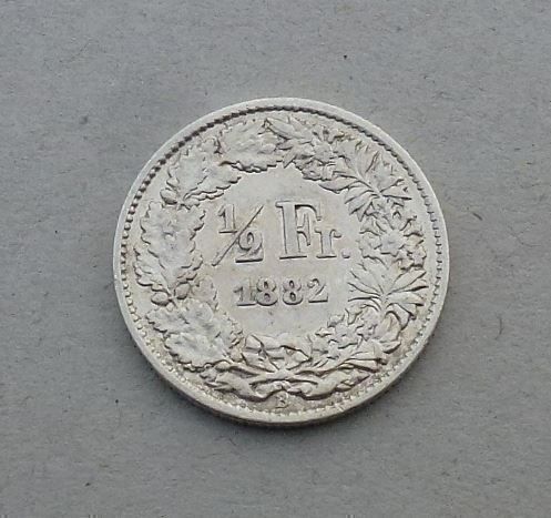 Toutes les monnaies: ++ 1/2 Franken 1882 – D'occasion à Walkringen par Casablanca777