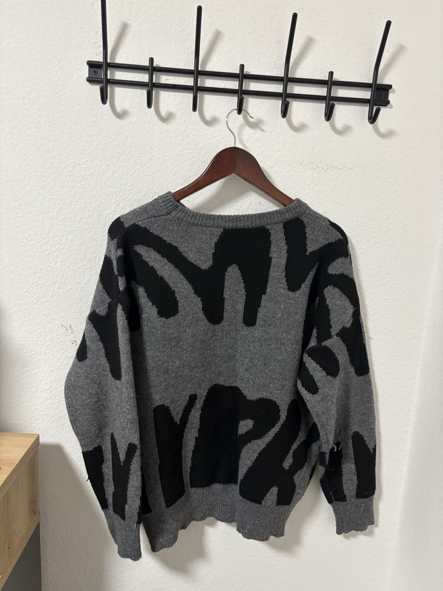 Pulls & Sweat-shirts: Pullover grau schwarz Muster Grösse M neu – Neuf (Voir description) à Berg TG par mar_qp2k 1