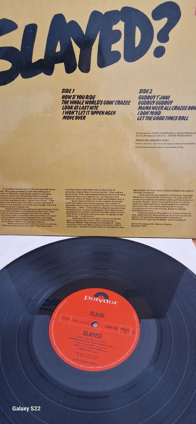 Dischi in vinile: ⚫️ Vinyl- Slade - Slayed? – Usato da Yvonand venduto da RF-VINYL 2