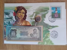 Numis Banknotenbrief Paraguay Folklore
