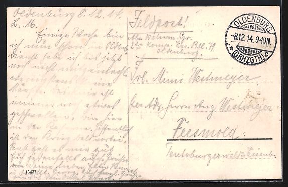 Cartoline postali: Grusskarten-AK Oldenburg / O., Grossherz – Usato da Berlin venduto da bartko-reher 1