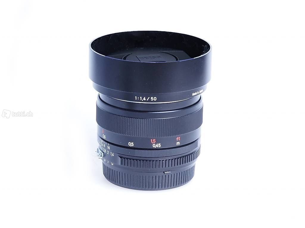 Zeiss Obiettivi: Zeiss Planar 50mm F/1.4 - Per Nikon – Usato da Bellinzona venduto da CarpiFotoSA 2