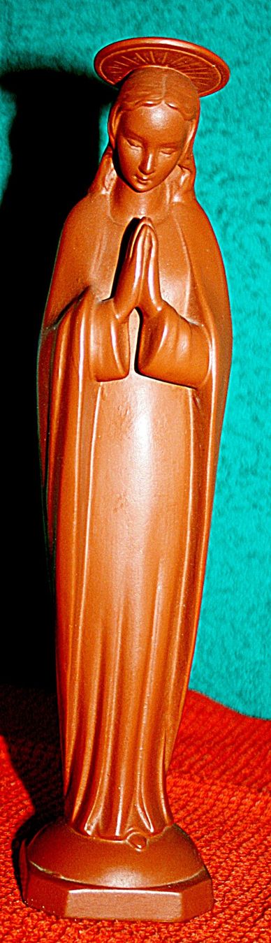 Figuren: Madonna rote Tonerde – Gebraucht aus Baar von 2cvbaar 2
