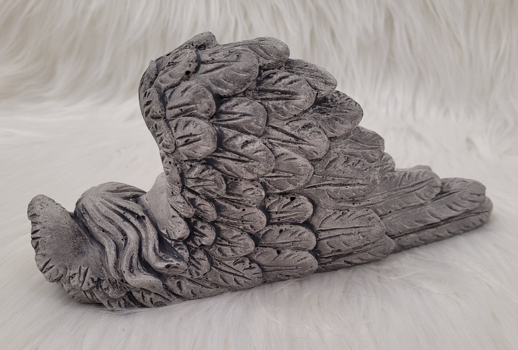 Statuette: Beton Engel  (handgemacht) – Nuovo e nell'imballaggio originale da Wohlen AG venduto da BetonPapierUpcycling 4