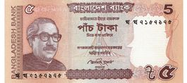 Bangladesch 5 Taka 2011-2012 P-53 UNZ