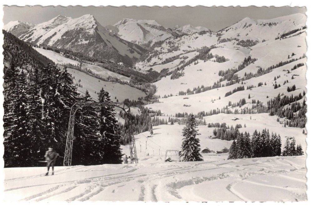 Cartoline postali: Col des Mosses -  Skilift – Usato da Binningen venduto da Mountainrider