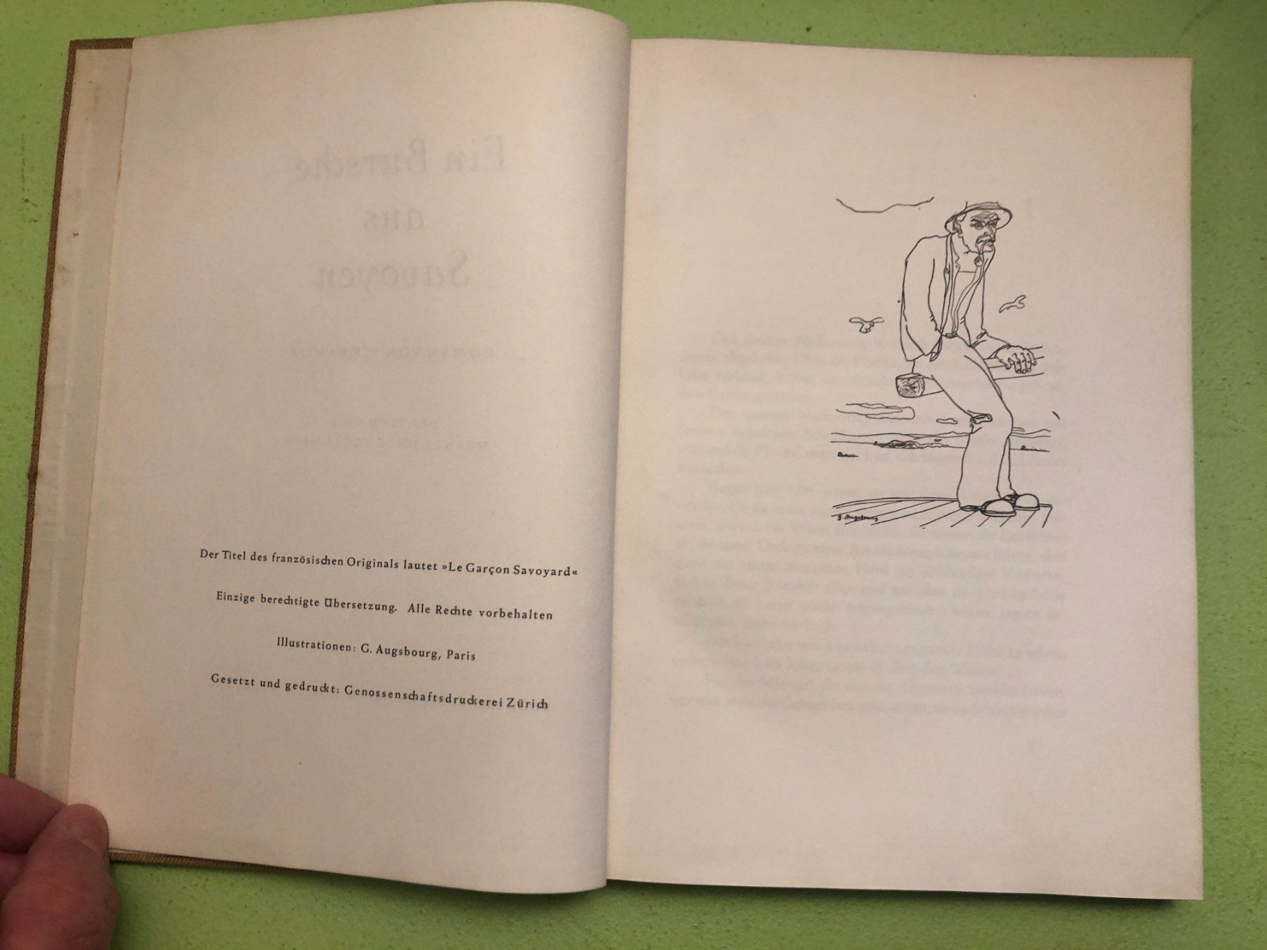 Libri: C. F. Ramuz: Ein Bursche aus Savoyen – Usato da Zürich venduto da allp 2
