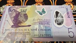 5 Dobras Sao Tome und Principe, AA1797085, Top 2016