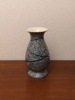 Mid century Keramik Vase gesprenkelt vintage Blumenvase 50er