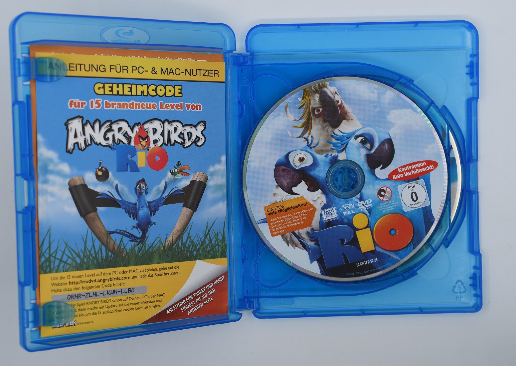 Tutti i DVDs: Rio 3D Blu-ray + DVD+ Digital Copy, Top Zustand – Usato da Dürnten venduto da puumies 2