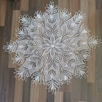 Runde  neu Serviette - Durchmesser ca. 76 cm handgemacht