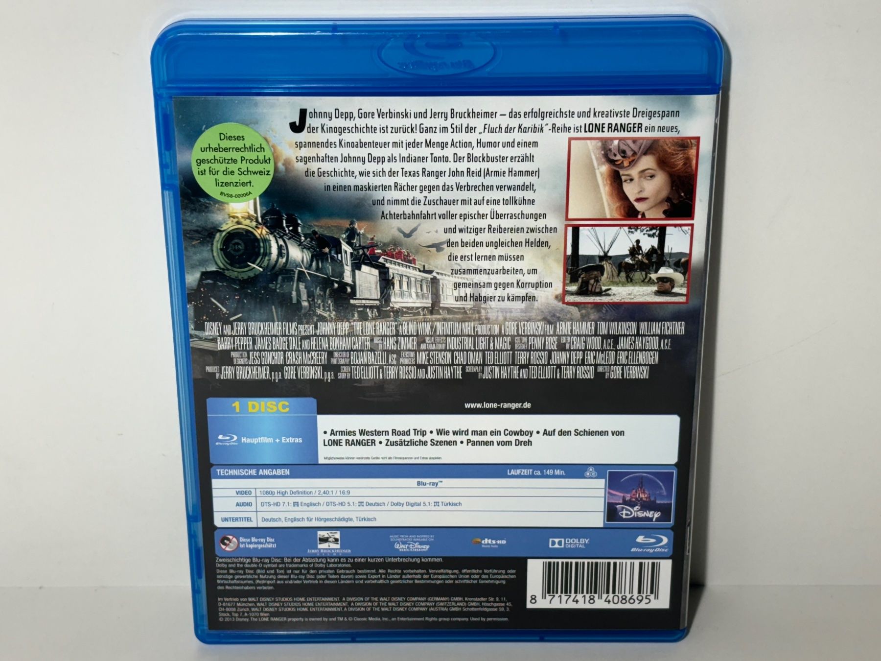 Tutti i DVDs: Lone Ranger Blu Ray – Usato da Wilderswil venduto da Sstriker 1