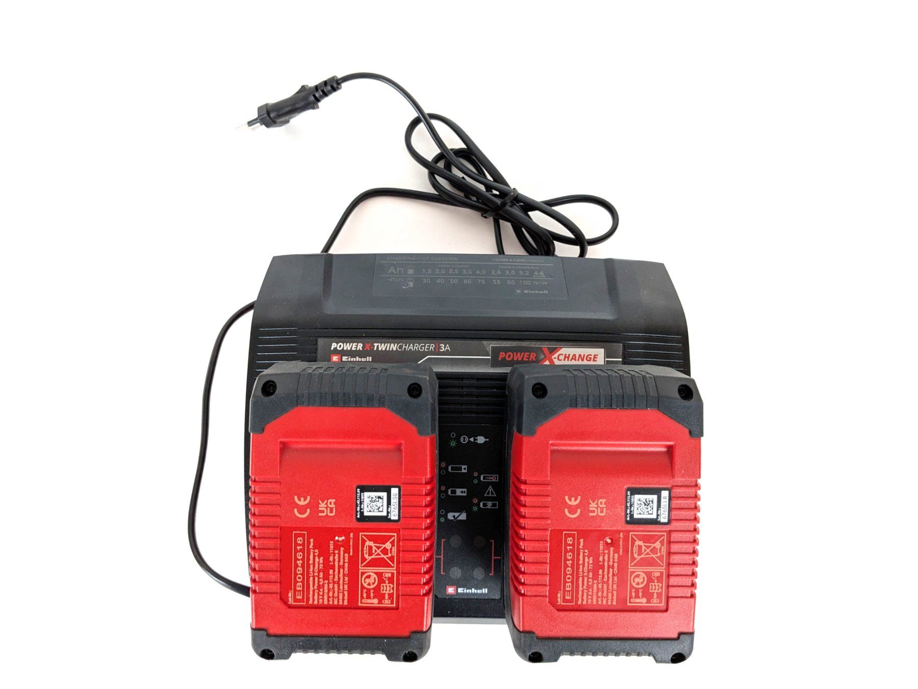 Einhell Batterie: EINHELL Power X-Twincharger 3A Inkl. 2 Akkus – Usato da Thun venduto da Restwert_Thun 1