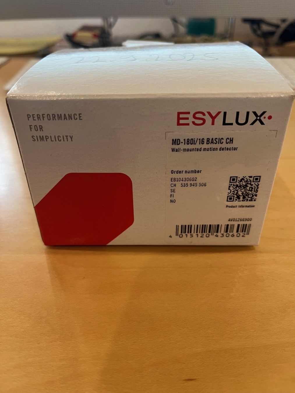 Componenti elettronici: Bewegungsmelder ESYLUX MD 180i/16 BASIC CH – Nuovo (secondo la descrizione) da Langnau i. E. venduto da Werkla
