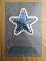 Stanzschablone Nr.937, Schüttelkarte Stern (Sizzix geeignet)