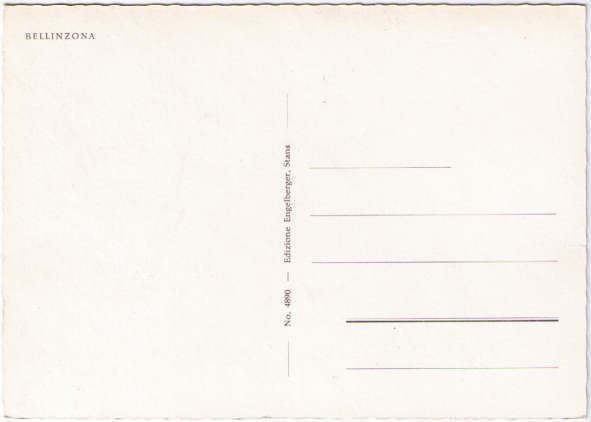 Cartoline postali: Bellinzona - 4 Bild AK – Usato da Binningen venduto da Mountainrider 1