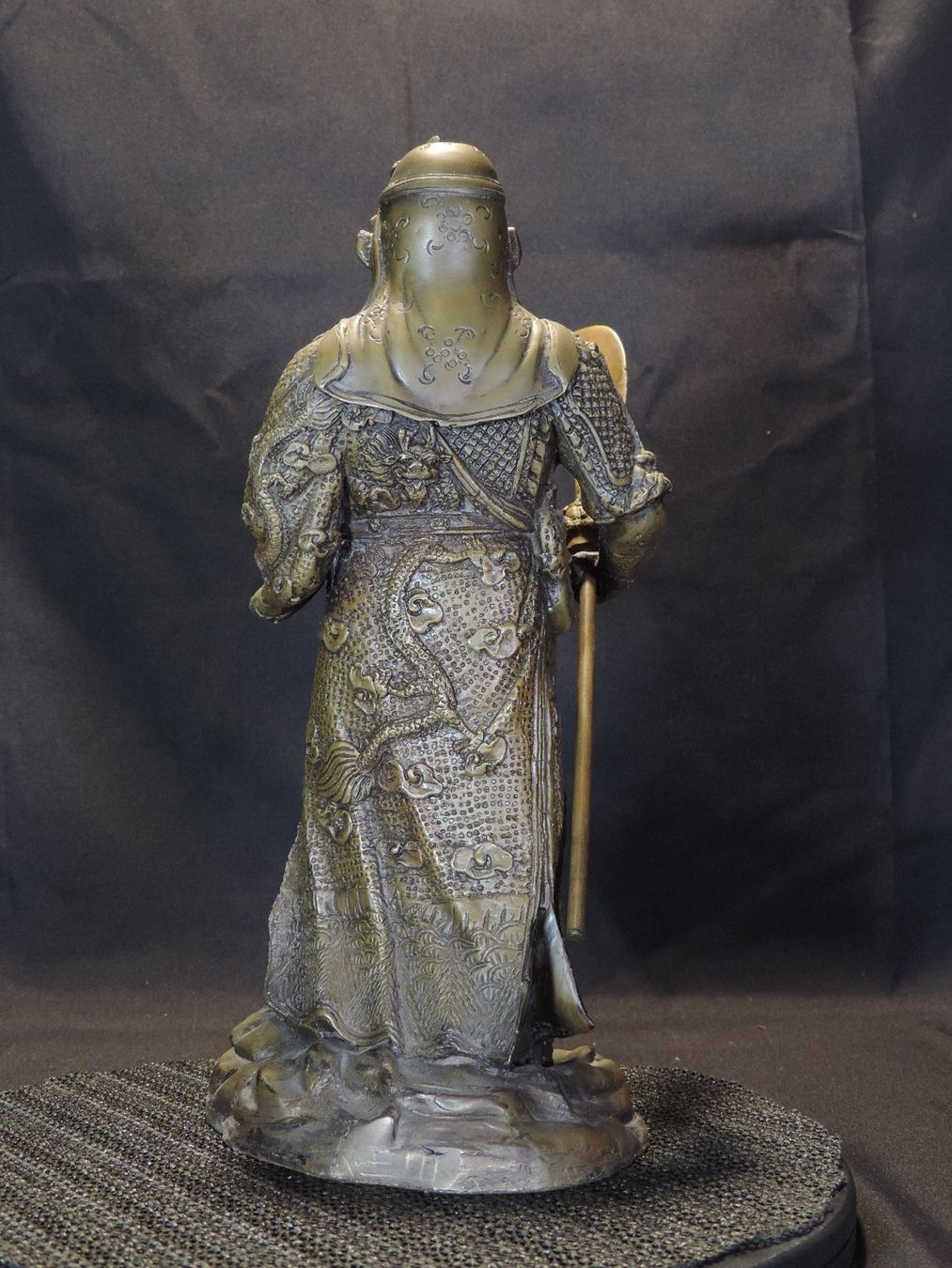 Statuette: Bronzefigur Guan Yu, Chinesischer General – Usato da Duggingen venduto da roterbambus 2