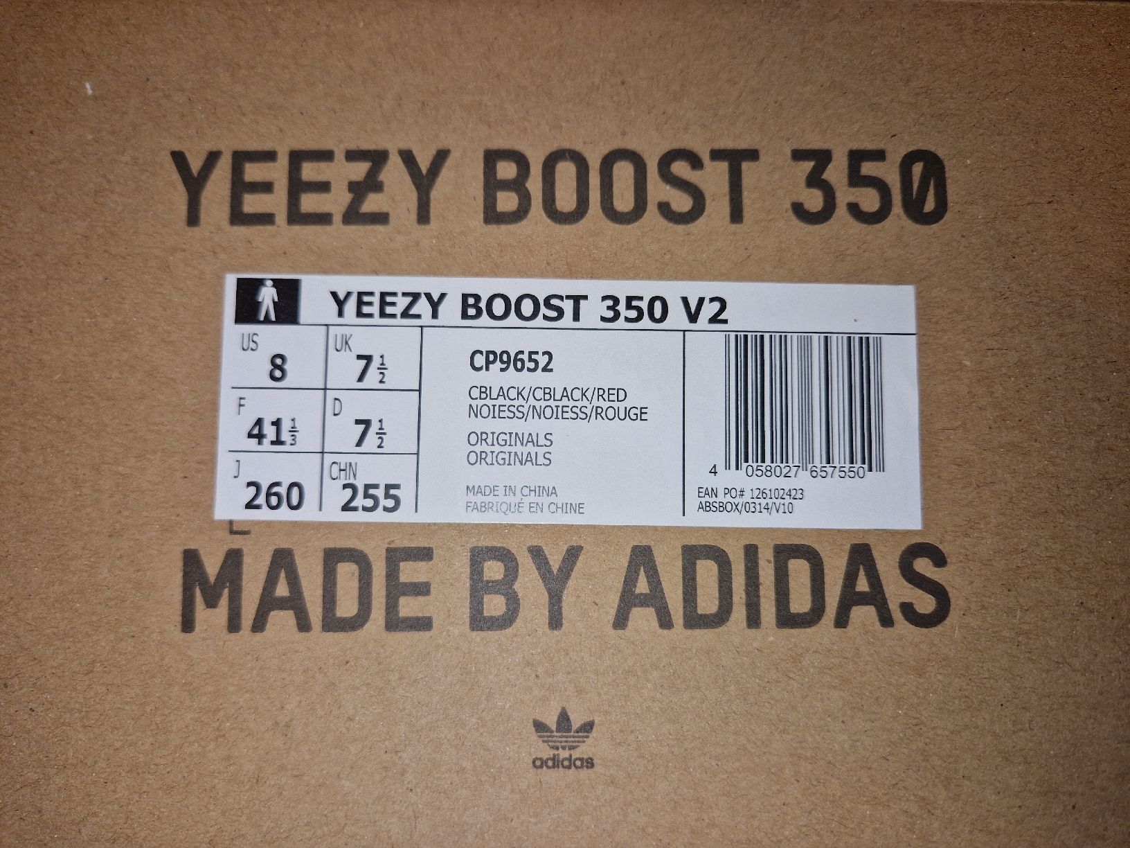 Scarpe da uomo: Yeezy Boost 350 V2 "Bred", Gr. 41 1/3, Neu+OVP – Nuovo e nell'imballaggio originale da Olten venduto da hinterhof.olten 4