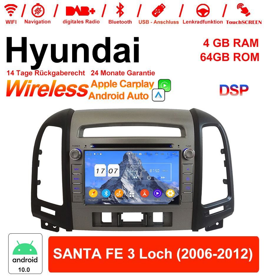 Autoradio: Hyundai SANTA FE 3 Autoradio Android 12 – Neu und originalverpackt aus Malans GR von BUYBEST-Schweiz