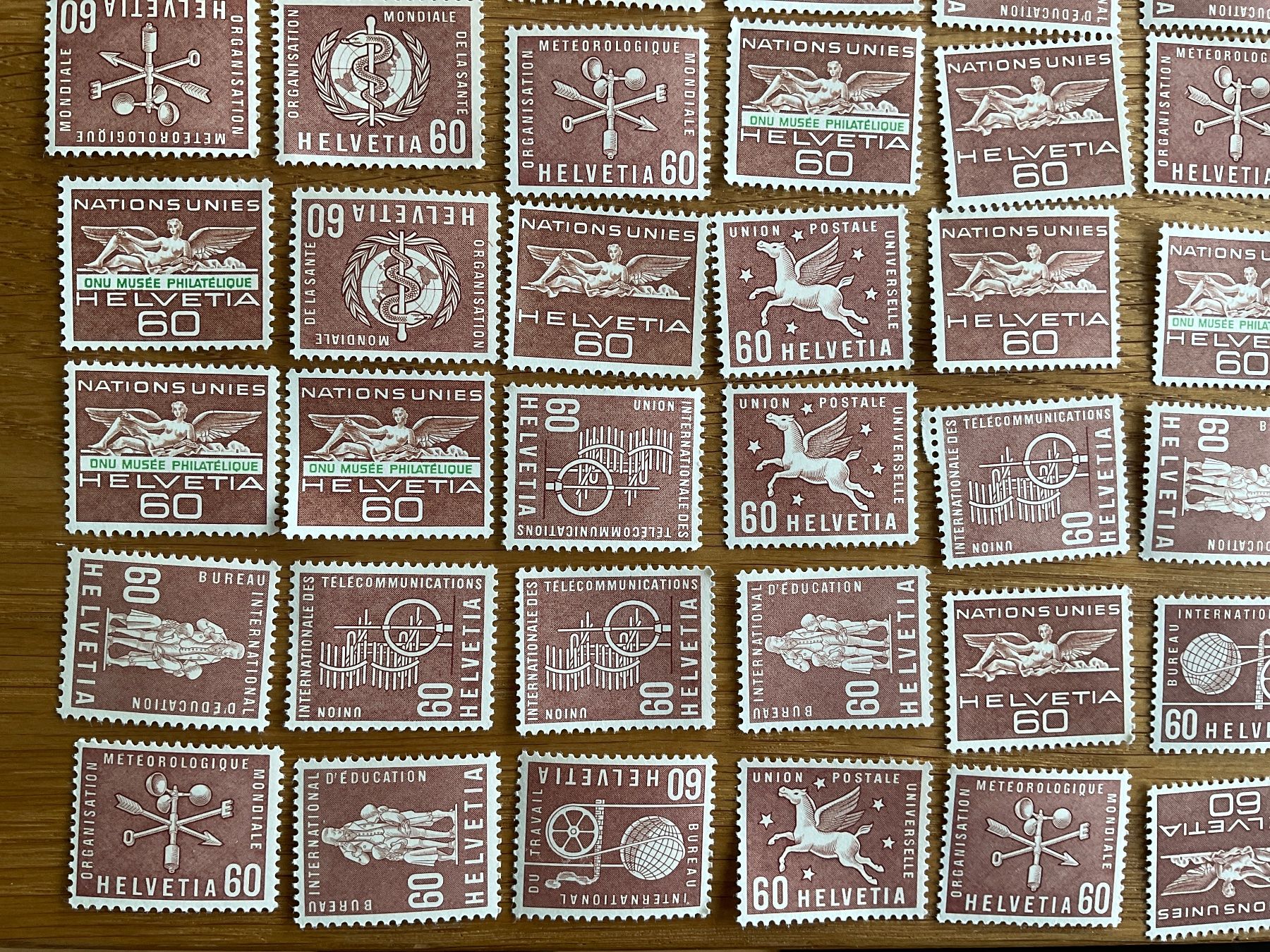 Tutti i francobolli: 60Fr Ämter Frankaturware ungestempelt postfrisch Sammlung – Nuovo (secondo la descrizione) da Wil SG venduto da Chefsugus 3