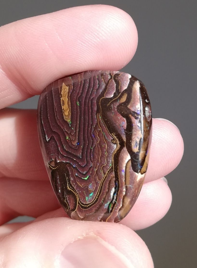 Pietre preziose: Grosser wunderschöner Australischer Boulderopal Anhänger – Nuovo e nell'imballaggio originale da Bärau venduto da thunja 6