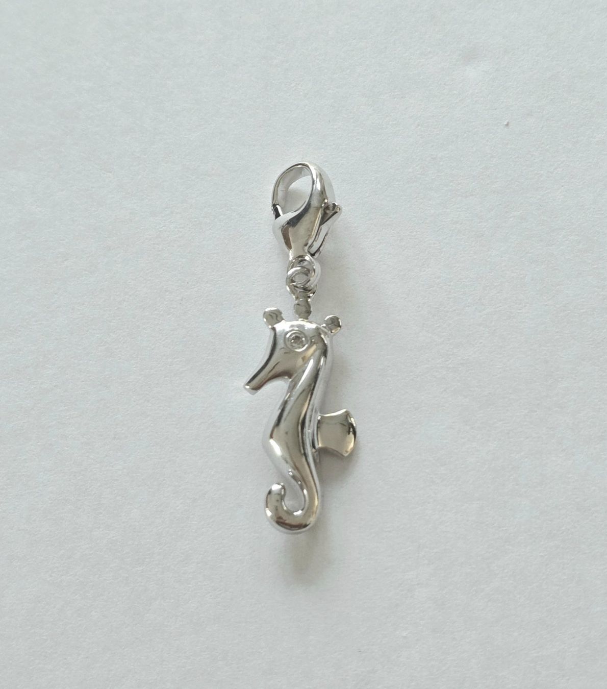 Anhänger: Charm "Seepferdchen" Silber 925 (rhodiniert) - Neu – Neu und originalverpackt aus Uetikon am See von Coralreef